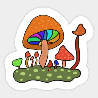 mushroom Sticker